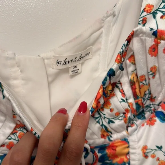 For Love & Lemons Brandy Top in Ivory - Picture 2 of 6